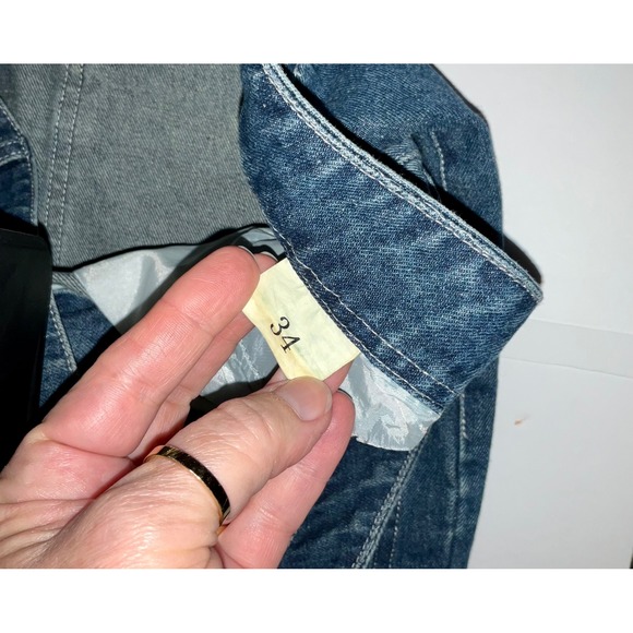 Womens Barrell Jeans Grunge Emo Indie Streetwear Size 34 - Picture 3 of 8